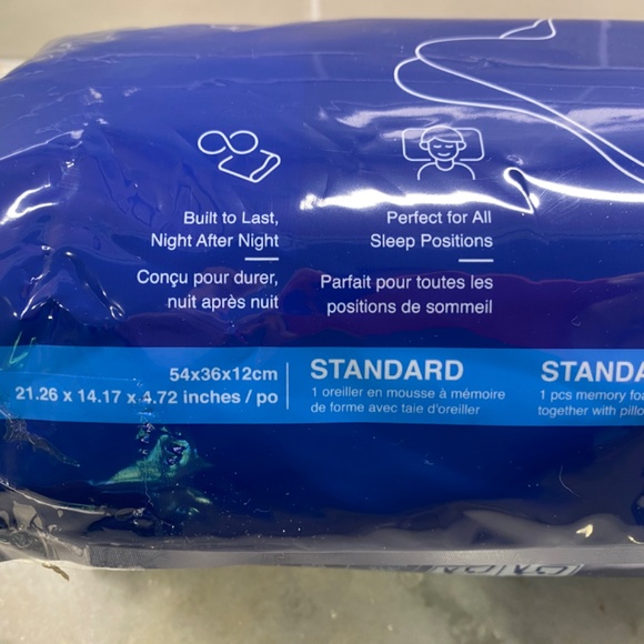 NIP BRAND NEW💤 DERILA® Ergo Cervical Neck Memory Foam Pillow - Picture 2 of 11